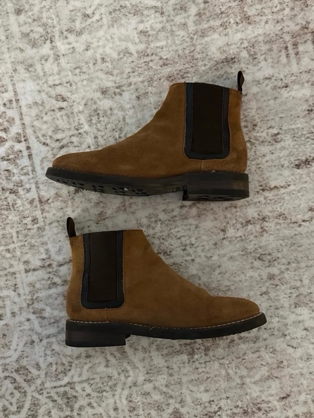 Men's Brown Suede Chelsea Boots